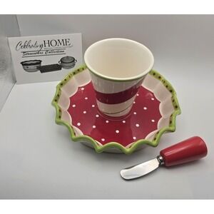 Home Interiors Celebrating Home Peppermint Twist Server Spreader -925/B2